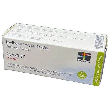 – Cyanursäure-Stabilisator – Packung mit 250 Tabletten – Messbereich 10 bis 160 mg/l – Lovibond (1/5)