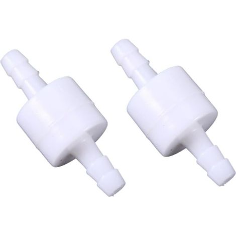 CSPARKV Clapet Anti-Retour en Ligne en Plastique, 2 Pièces 4mm Clapets Anti-Retour Unidirectionnels Clapet Anti-Retour sans Retour pour Eau Fioul Gaz (1/5)