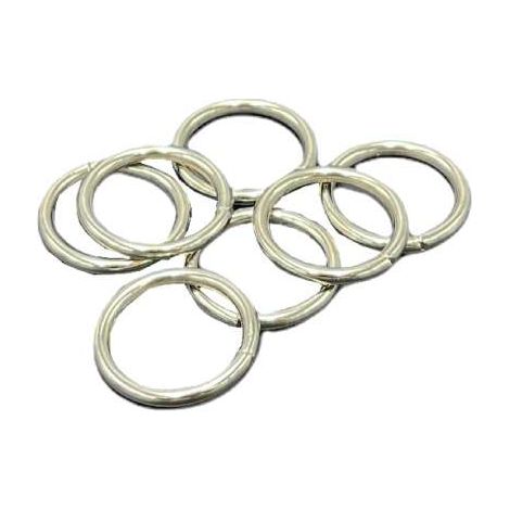 Anello Saldato Nichelato Mm.4,4X35