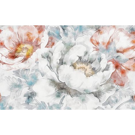 Papier peint panoramique - Fleurs - 130 cm x 81 cm (1/2)