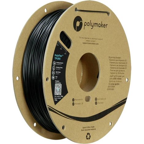 Polymaker PD02001 TPU90 Filament TPU flexible 1.75 mm 750 g noir PolyFlex™ 1 pc(s) (1/5)