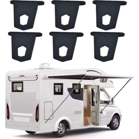 Crochet Auvent Camping-car - ABS - Pour Store à Déploiement Automatique - Lot de 12 (1/4)