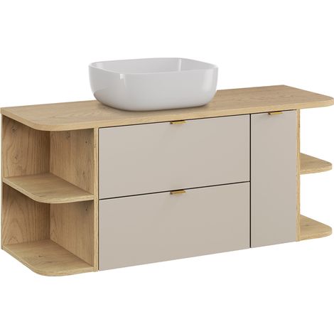 Mobile bagno con lavabo Azel cachemire 120cm