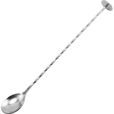 cuillre Cocktail Avec Pilon Intgr, Acier Inoxydable, 26 Cm (1/5)