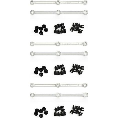 3X 6420903237 Les Tiges de Connexion Du Collecteur D'Admission En Aluminium pour 3.0L V6 OM642 (1/2)