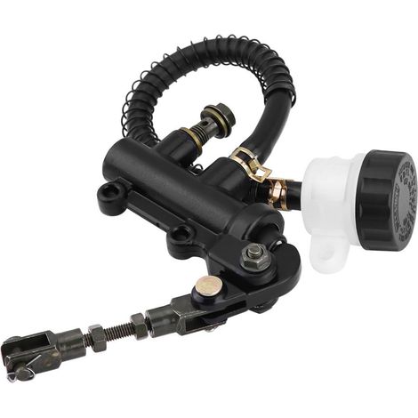 Pompe de frein à pied arrière, Réservoir de pompe hydraulique de maître-cylindre pliable pour frein à pied arrière pour moto ATV Dirt Bikemaitre cylindre frein arriere moto maitre cylindre frein arri (1/5)