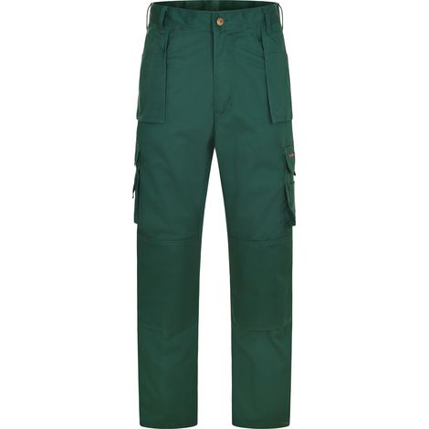 Super Pro Arbeitshose Grau 48 330 g/m² 65 % Polyester länger geschnitten