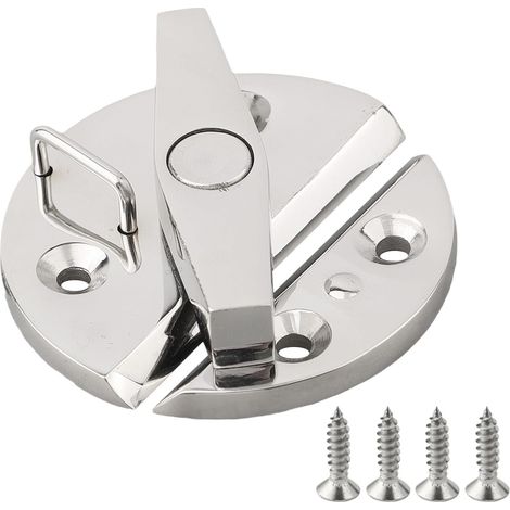 Loquet à bouton tournant pour armoire de bateau, 55 x 60 mm (1/5)