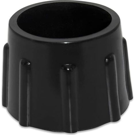 Set mit 4 rutschfesten Bodenschutzkappen aus synthetischem Gummi für runde Möbel, 35 mm Durchmesser, 3,5 cm, Schwarz (1/5)