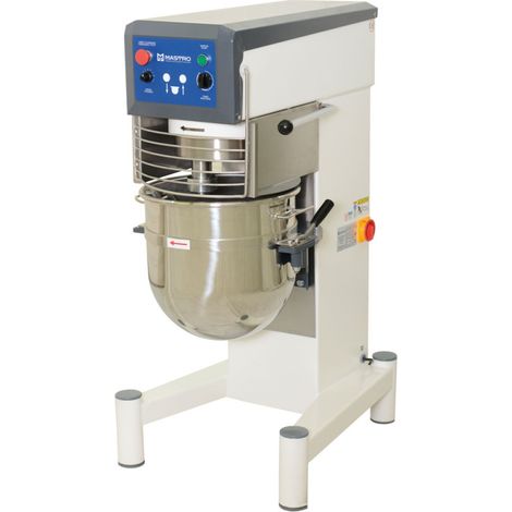 Batteur mélangeur 40 litres avec variateur électronique de vitesse et minuterie - 230V 620x900x1280 mm - VIRTUS
