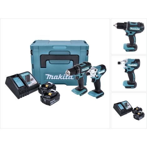 Bohrmaschine Makita dlx2339j Akku 18 3.0 Ah (1/5)