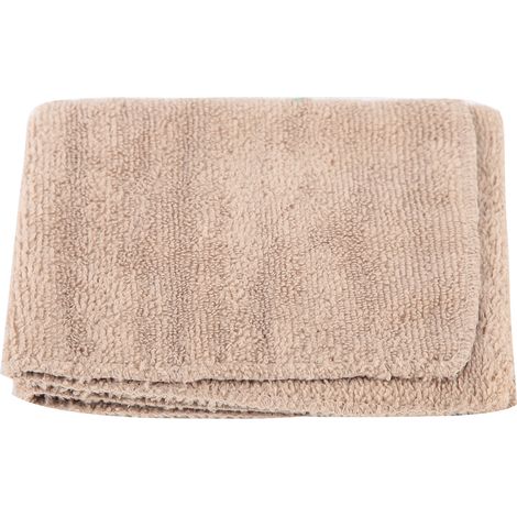 Essuie-mains microfibre avec anneau de suspension, ultra absorbant et doux, lavable, couleur kaki, 30x28 cm (1/5)
