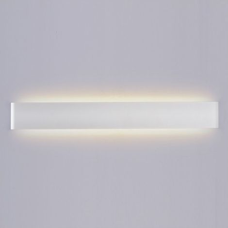 Applique Lampada Led Da Parete Rettangolare 20W 4000K Up-Down con Doppio Fascio Luminoso Carcassa Bianca IP44 SKU-218536