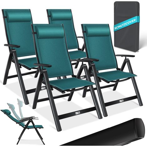 KESSER® Gartenstuhl Hochlehner, Aluminium, klappbar (1/5)