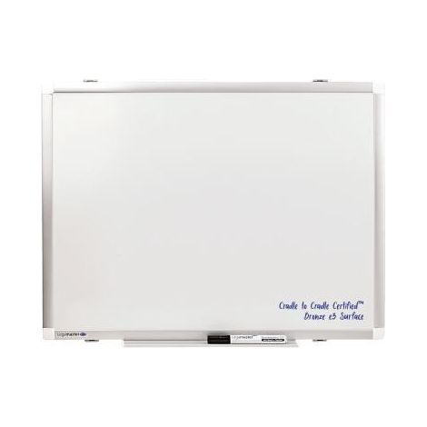 LEGAMASTER Whiteboard Legamaster PREMIUM PLUS Maße der Oberfläche: 60 x 45 cm (B x H) Tafelmagnethaftend nicht beidseitig beschreibbar inkl. einem schwarzen Boardmarker TZ 1 Stahl emailliert weiß