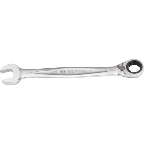 Facom – Clé mixte à cliquet 11/32 pouce – Longueur 149 mm – Pour espaces confinés – Série 467 (1/3)