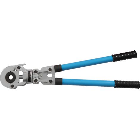 Kit de herramientas para engarzar tuberías PEX, acero al carbono de alta calidad, mango ergonómico, color azul. (1/2)