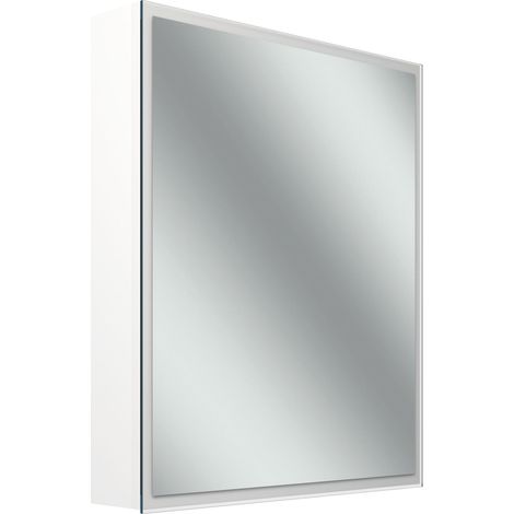 Armario con espejo Schneider GLOW D2W, 1 puerta 60cm, abatible a (1/5)