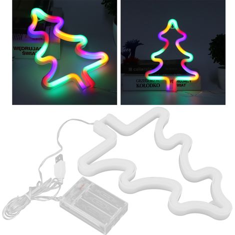 Bunte LED-Neon-Weihnachtsbaumbeleuchtung für Zuhause, Schlafzimmer und Weihnachtsfeiern (1/5)