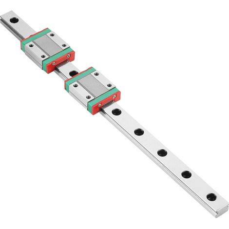 guide linéaire miniature MGN12 de 250 mm de diamètre et de 12 mm de largeur  2 blocs de glissement MGN12B (1/5)