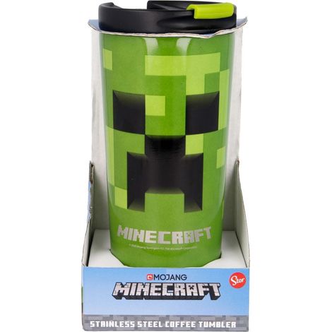 Vaso de acero inoxidable de Minecraft, capacidad de 425 ml (1/3)