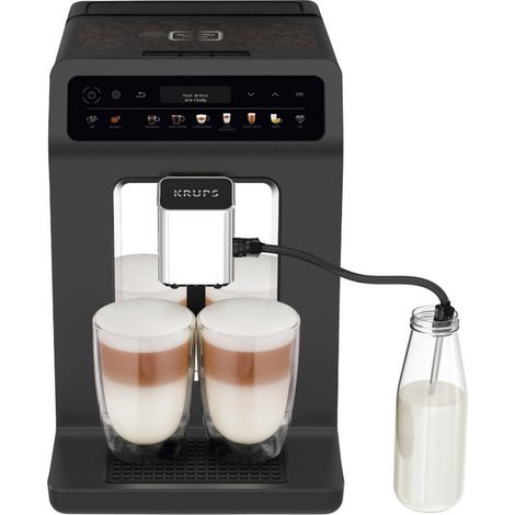 Krups – Cafetière à dosettes expresso broyeur automatique – Interface tactile XL – Système lait One Touch – Réservoir 2.3L – Pression 15 bars – YY4328FD (1/4)