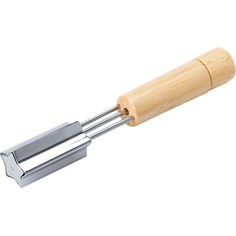 Emporte-pièce étoile en acier inoxydable avec manche en bois pour biscuits (1/5)