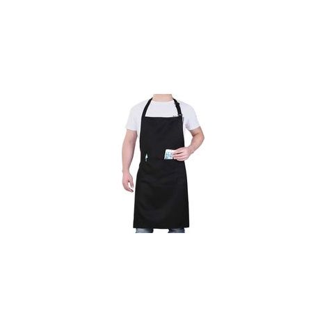 Tablier de cuisine imperméable à 2 poches tablier de cuisine ajustable à longues bretelles unisexe. (1/4)