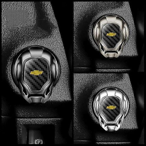 artículo Aplicable a Chevrolet Motor Engine Start Button Cover Push Start Button Cover Encendedor Decor Protective Cover Universal Button (1/5)