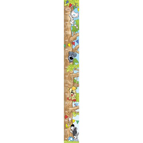 Woezel & Pip Wachstumstabelle Kinderzimmer - Baum - 160x17cm