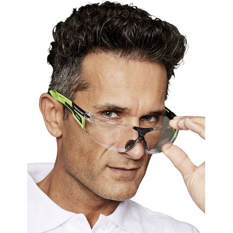 Ekastu 277 389 Occhiali di protezione incl. Protezione raggi UV, antiappannante Verde, Nero EN 170, EN 166-1 DIN 170, D