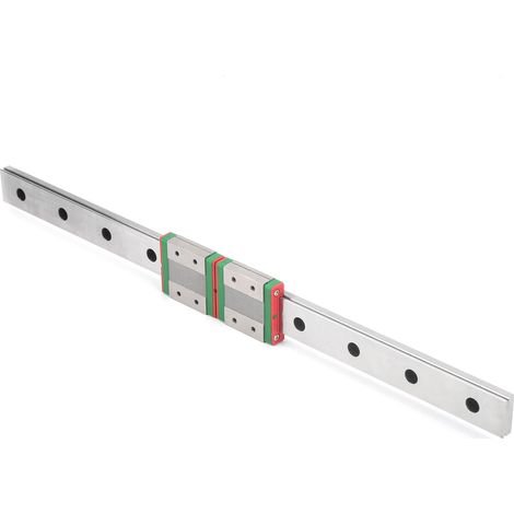 Linearführung Mini Doppelt verbreiterter Gleitblock Edelstahl Werkzeugmaschinenführung MGW12C‑400‑2R (1/5)