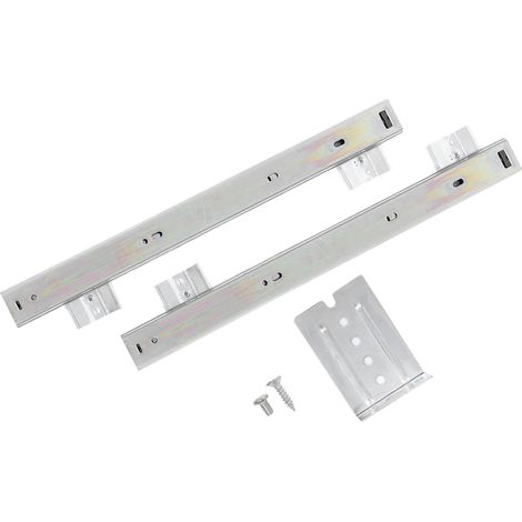 Support de clavier coulissant blanc 35 mm large, pour bureau, 14 (1/5)