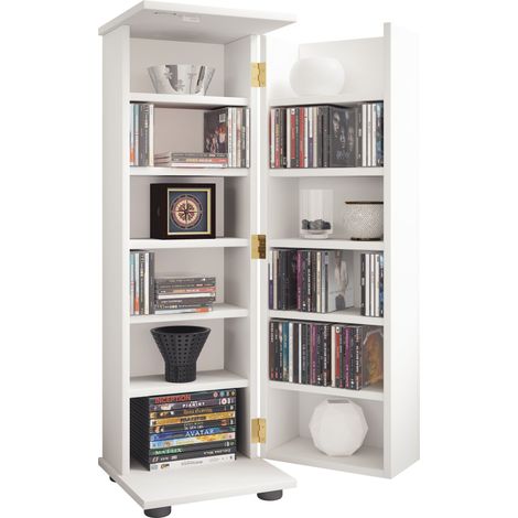 Holz CD DVD Regal abschließbar Engalo L