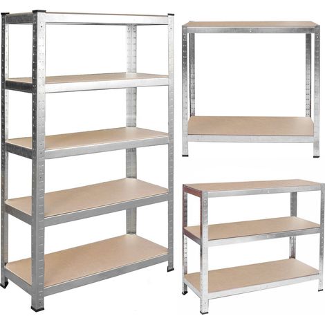 Estante metálico para almacenamiento 150 x 75 x 30 cm Humberg 4840 (1/5)