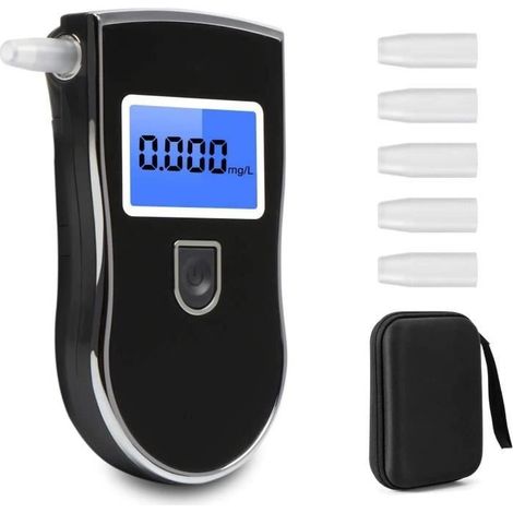 Colisal Ethylotest Electronique Homologué nf, Portable Professionnel Ethylometre Etylotest électronique Testeur, Alcootest avec A25 (1/4)