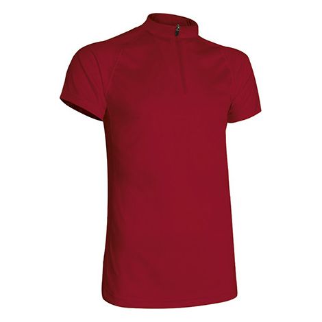 Camiseta técnica de manga corta, para trail running, tejido transpirable Bird-Eye NEPAL S Rojo loto