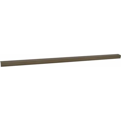 Nez de marche 10 pcs Marron 67 x 3 x 2 cm Aluminium