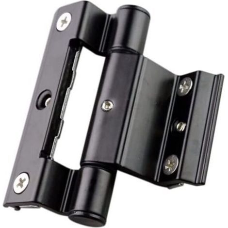 Hinges for Cabinet Doors Aluminum Alloy Casement Door and Window Hinges, Hidden Solid Color Aluminum Hinge Hinge (1/4)