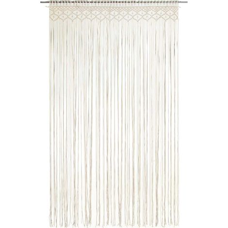 Maison Exclusive - Makramee Vorhang 140x240 cm Baumwolle (1/5)