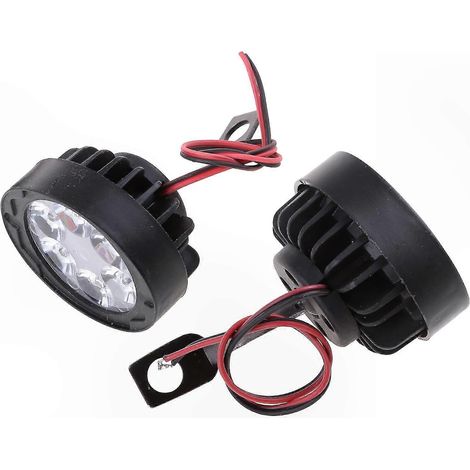 Helleres 6-LED-Motorrad-Zusatzscheinwerferset, Nebelscheinwerfer vorne, verbesserte Sichtbarkeit, zusätzliche Beleuchtung für Nachtfahrten, Paar wasserdichter Scheinwerfer. (1/5)