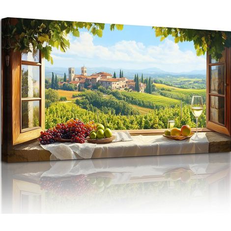 Tableau Decoration Murale Salon Paysage 50x100 cm (1/5)