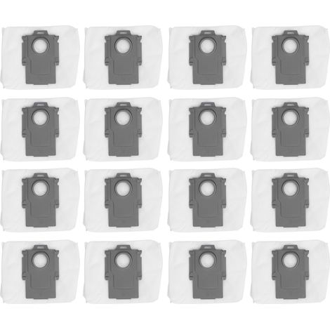 Lot de 16 Sacs d'Aspirateur pour Roborock S8+, S8 Pro Ultra, S7 MaxV Ultra, Q7+, Q7 Max+, Q8 Max+, Q5 Pro+ - Kit d'Accessoires de Rechange (1/5)