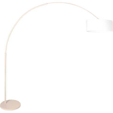 Steinhauer - lampada da terra - Sparkled Light - beige bianco -