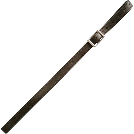 Staffili da dressage in cuoio e interno nylon con chiusura a T: 80 cm , marrone
