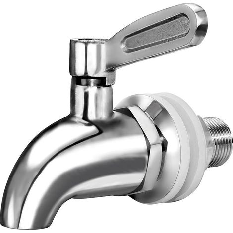 [Updated] 304 Stainless Steel Beverage Dispenser Replacement Spigot / Faucet - fits Berkey and other Gravity Filter systems as well as Beverage Dispensers with 5/8 to 3/4 drink spigot openings by (1/5)