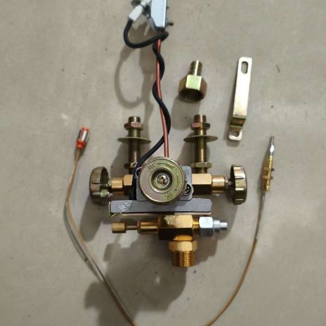 Flame failure protection, electronic ignition, large double assembly, large double tube, accessories for high-flame stoves