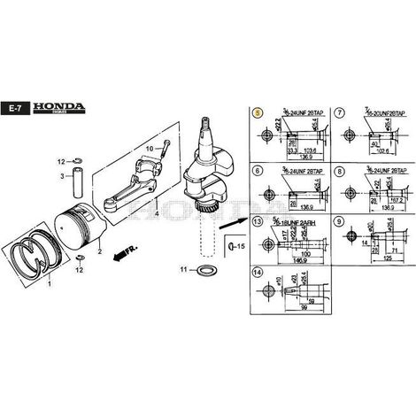 ALBERO MOTORE ORIGINALE STIGA - 118551801/0