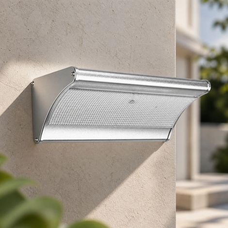 600 lm LED-Solar-Außenleuchte, IP65-Bewegungsmelder, Aluminiumgehäuse, 4 Beleuchtungsmodi für Garten und Terrasse (1/4)