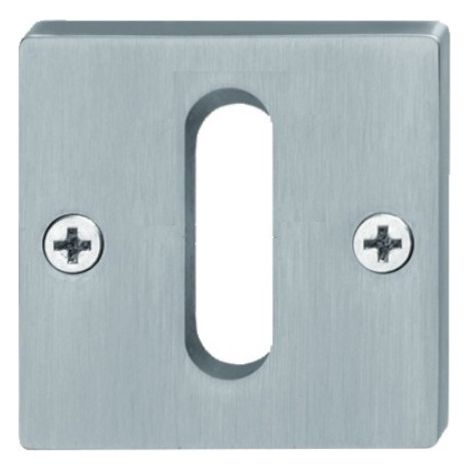 Paire de rosettes carré fixation invisible clé L inox - FSB - 1796-CH-0210-01
